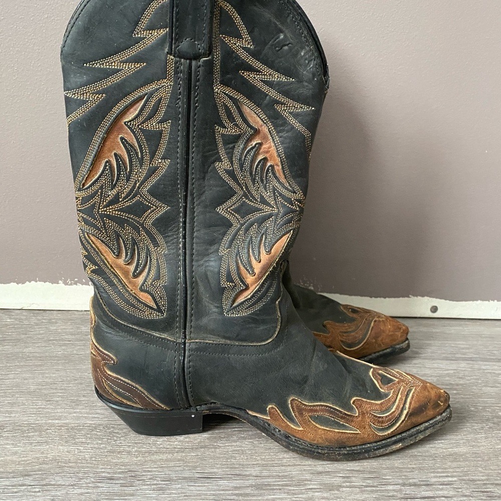 Vintage code west leather boots